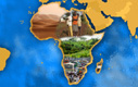 Carte de la géographie africaine