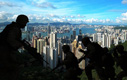 Soldats sur les hauteurs de Hong-Kong