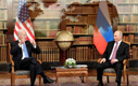 Les présidents des États-Unis et de la Russie