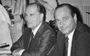 Mitterrand et Chirac